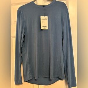 Kit and Ace Men's Sky Blue Long Sleeve Tee